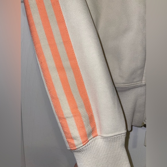 Adidas vintage pink and cream track sweater size small - Picture 3 of 5
